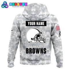 Cleveland Browns Arctic Camo 2024 Combo Hoodie Pants Cap