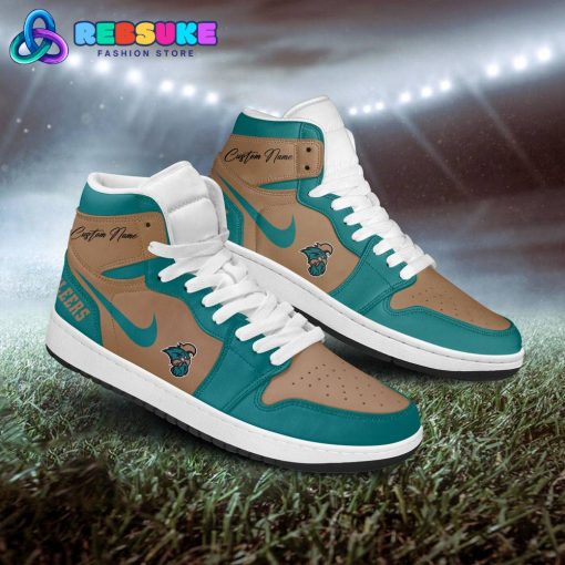 Coastal Carolina Chanticleers NCAA Customized Air Jordan 1