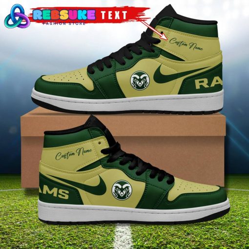 Colorado State Rams NCAA Customized Air Jordan 1