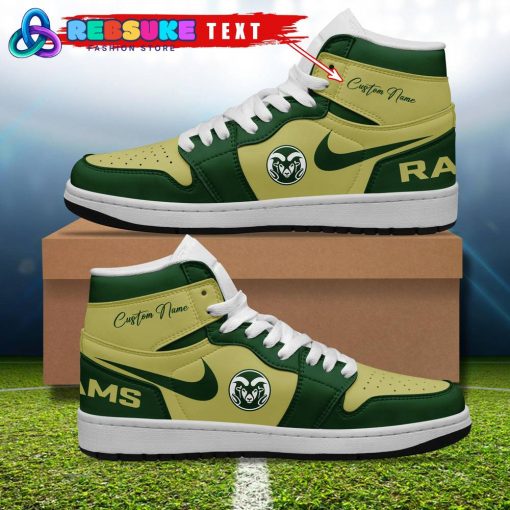 Colorado State Rams NCAA Customized Air Jordan 1