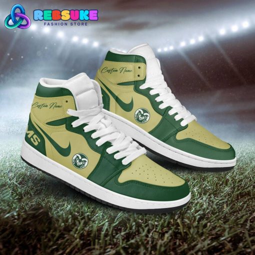 Colorado State Rams NCAA Customized Air Jordan 1