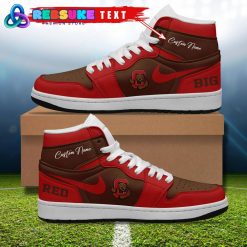 Cornell Big Red NCAA Customized Air Jordan 1