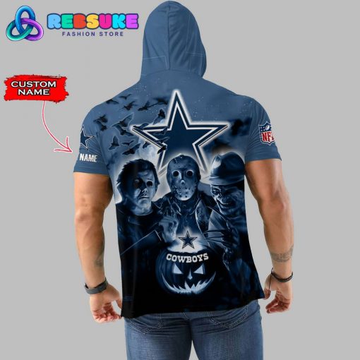 Dallas Cowboys Custom Name Halloween Hoodie Short Sleeve