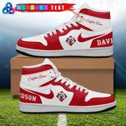 Davidson Wildcats NCAA Customized Air Jordan 1