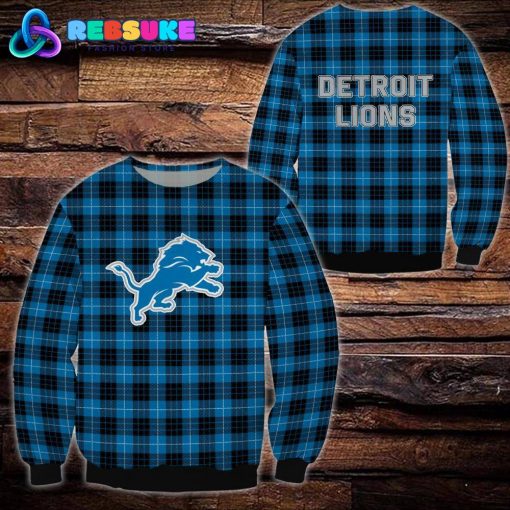 Detroit Lions NFL Plaid Hoodie, Zip Hoodie, Sweatshirt