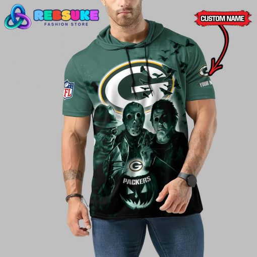 Green Bay Packers Custom Name Halloween Hoodie Short Sleeve