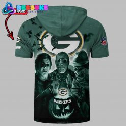 Green Bay Packers Custom Name Halloween Hoodie Short Sleeve