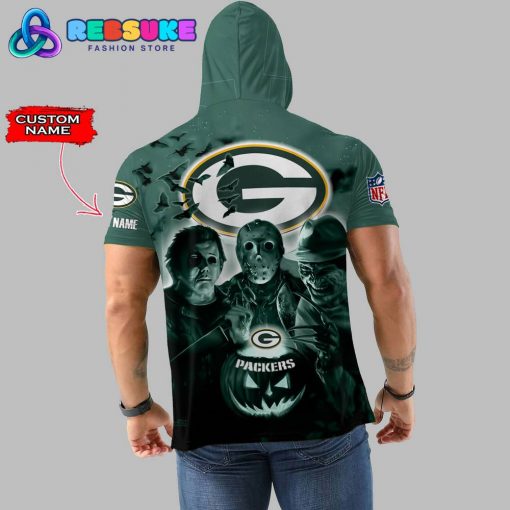 Green Bay Packers Custom Name Halloween Hoodie Short Sleeve