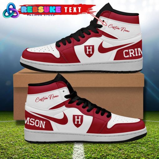 Harvard Crimson NCAA Customized Air Jordan 1