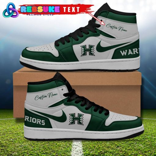 Hawaii Rainbow Warriors NCAA Customized Air Jordan 1