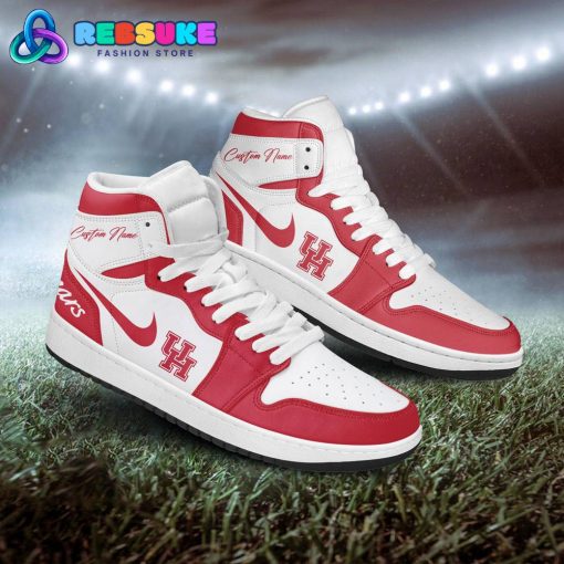 Houston Cougars NCAA Customized Air Jordan 1