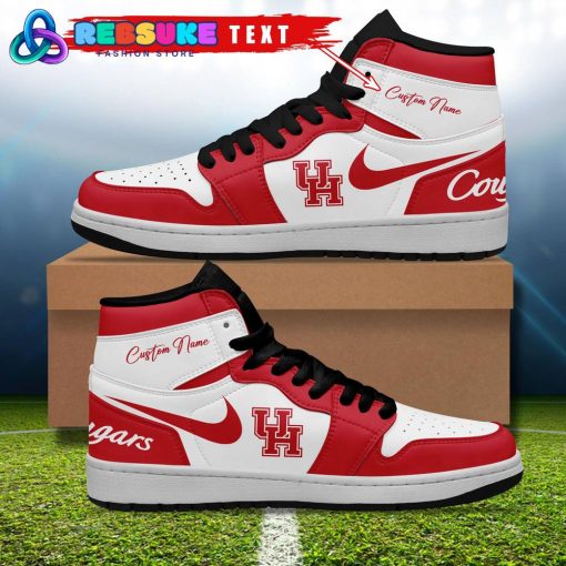 Houston Cougars NCAA Customized Air Jordan 1