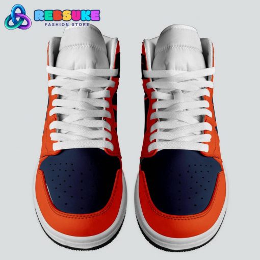 Illinois Fighting Illini NCAA Customized Air Jordan 1