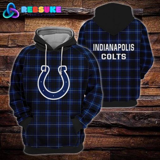 Indianapolis Colts NFL Plaid Hoodie, Zip Hoodie, Sweatshirt