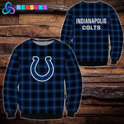 Indianapolis Colts NFL Plaid Hoodie Zip Hoodie Sweatshirt