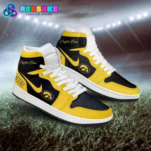 Iowa Hawkeyes NCAA Customized Air Jordan 1