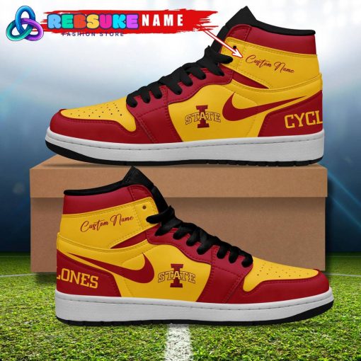 Iowa State Cyclones NCAA Customized Air Jordan 1