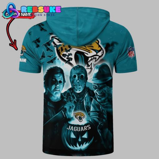 Jacksonville Jaguars Custom Name Halloween Hoodie Short Sleeve