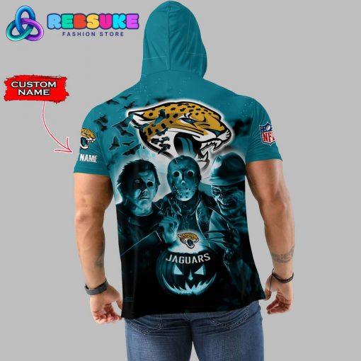 Jacksonville Jaguars Custom Name Halloween Hoodie Short Sleeve