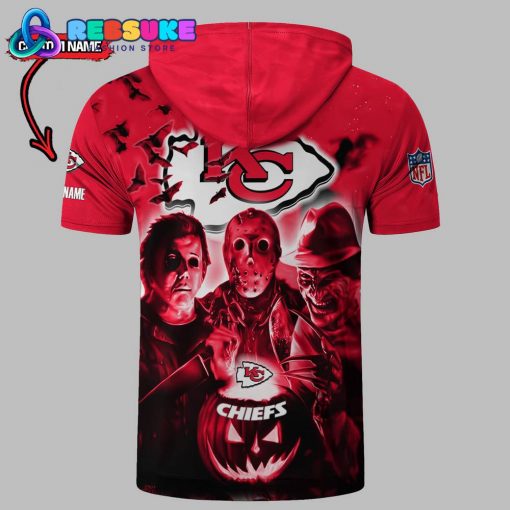 Kansas City Chiefs Custom Name Halloween Hoodie Short Sleeve