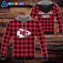 Kansas City Chiefs NFL Plaid Hoodie, Zip Hoodie, Sweatshirt