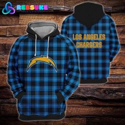 Los Angeles Chargers NFL Plaid Hoodie, Zip Hoodie, Sweatshirt