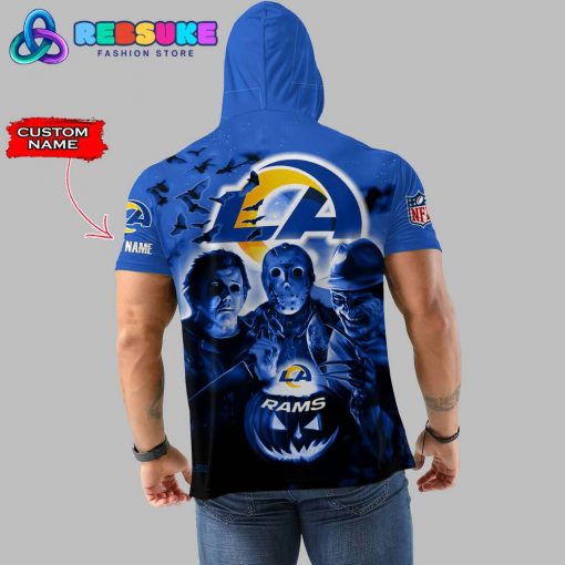 Los Angeles Rams Custom Name Halloween Hoodie Short Sleeve