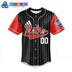 Metro Region Custom Name Baseball Jersey