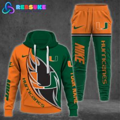 Miami Hurricanes NCAA 2024 Combo Hoodie, Pants