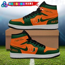 Miami Hurricanes NCAA Customized Air Jordan 1