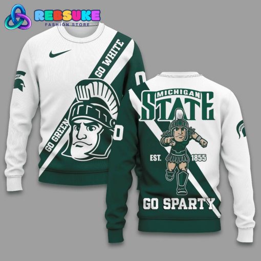 Michigan State Spartans Football Custom Number Hoodie