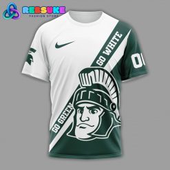 Michigan State Spartans Football Custom Number Shirt