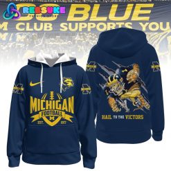 Michigan Wolverines NCAA Football 2024 Hoodie Blue