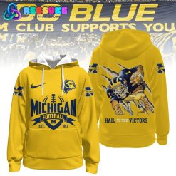 Michigan Wolverines NCAA Football 2024 Hoodie Yellow