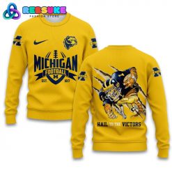 Michigan Wolverines NCAA Football 2024 Hoodie Yellow