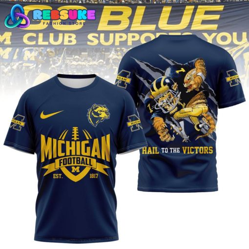 Michigan Wolverines NCAA Football 2024 Shirt – Blue