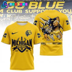 Michigan Wolverines NCAA Football 2024 Shirt – Yellow