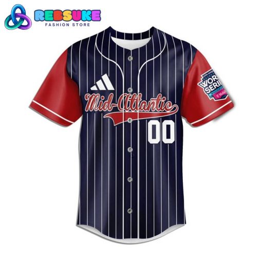 Mid-Atlantic Region Custom Name Baseball Jersey