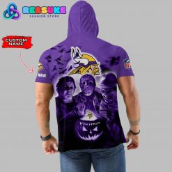 Minnesota Vikings Custom Name Halloween Hoodie Short Sleeve