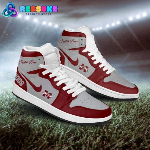 Mississippi State Bulldogs NCAA Customized Air Jordan 1