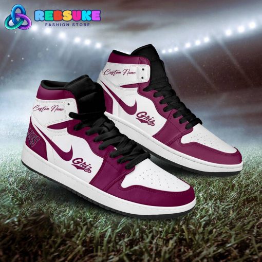 Montana Grizzlies NCAA Customized Air Jordan 1