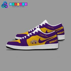 NCAA Albany Great Danes Customized Low Jordan 1