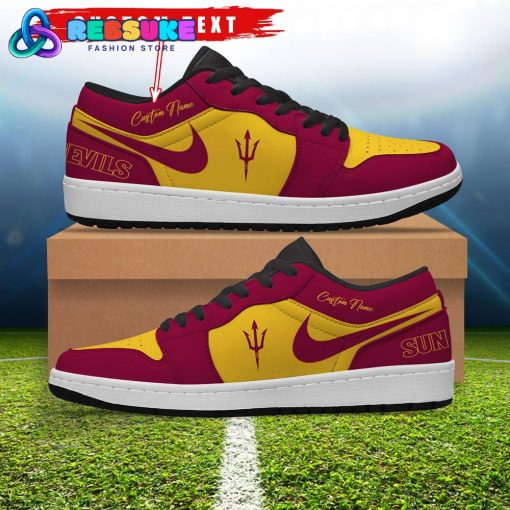 NCAA Arizona State Sun Devils Customized Low Jordan 1