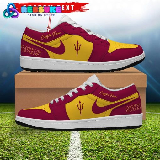 NCAA Arizona State Sun Devils Customized Low Jordan 1