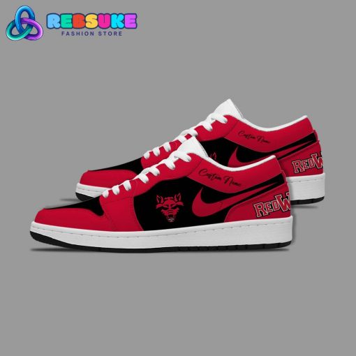 NCAA Arkansas State Red Wolves Customized Low Jordan 1