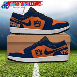 NCAA Auburn Tigers Customized Low Jordan 1