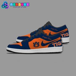 NCAA Auburn Tigers Customized Low Jordan 1