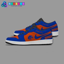 NCAA Boise State Broncos Customized Low Jordan 1