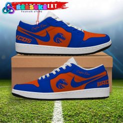 NCAA Boise State Broncos Customized Low Jordan 1