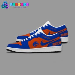 NCAA Boise State Broncos Customized Low Jordan 1